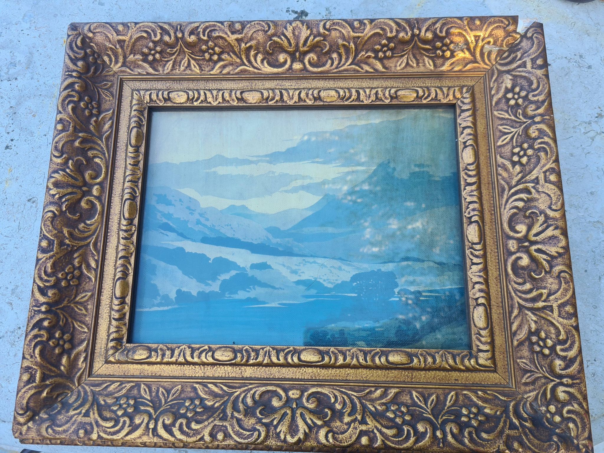 Painting Auguste Rey the landscapes of Scotland