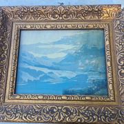 Painting Auguste Rey the landscapes of Scotland