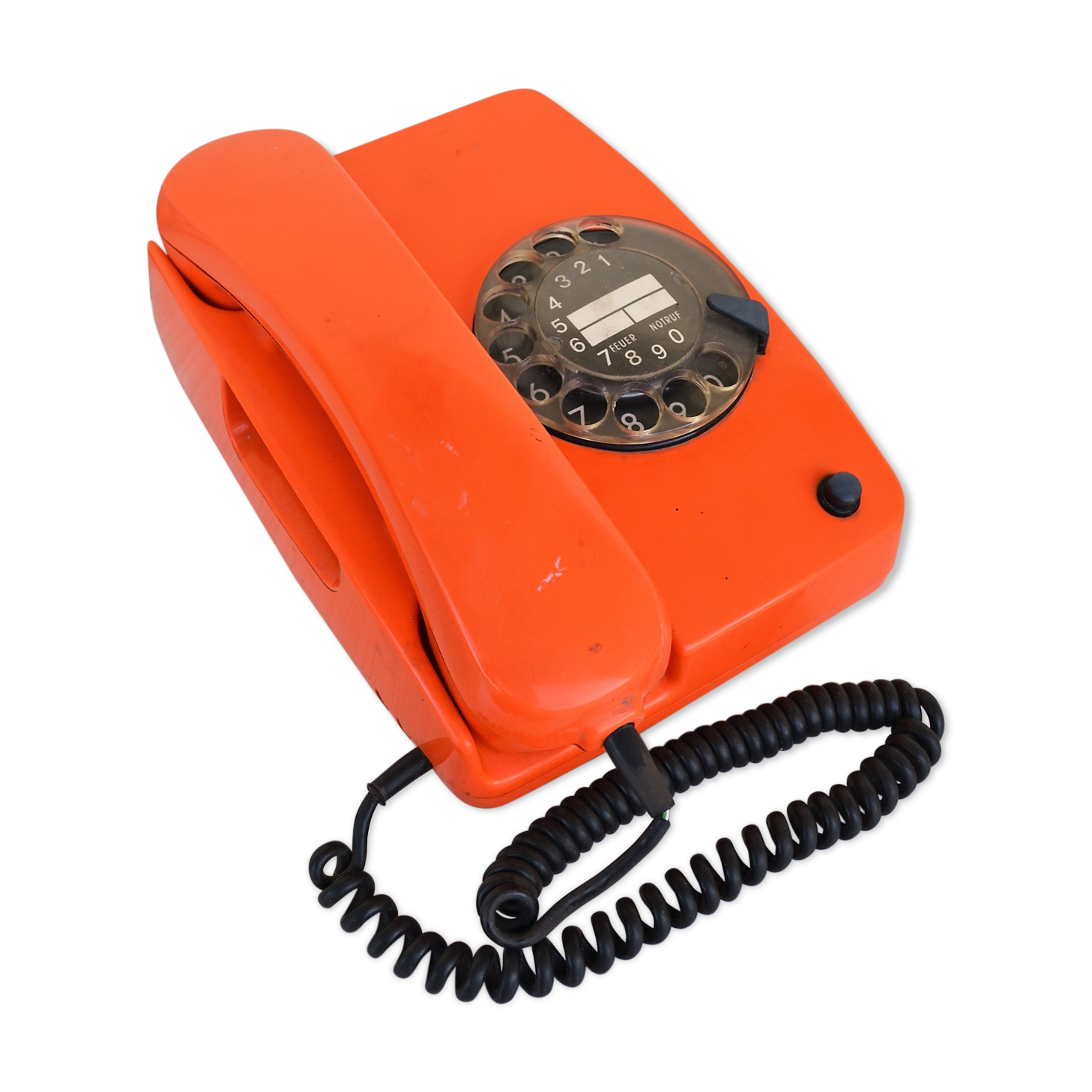 Siemens vintage orange phone, 70s