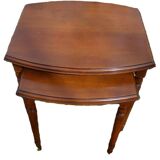 2 Built-in side tables in solid cherry wood – Very good condition