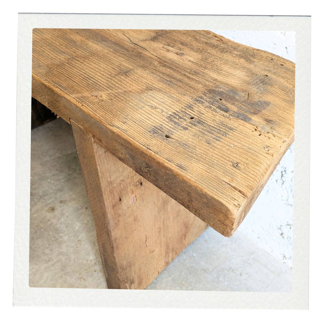 Raw Wood Bench Workshop Furniture