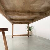 Table de ferme en hêtre XL
