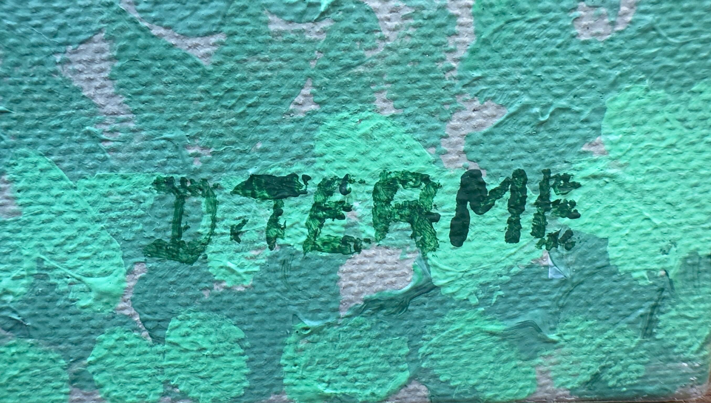 Oil painting of a mountain landscape – Didier TERME (1952)