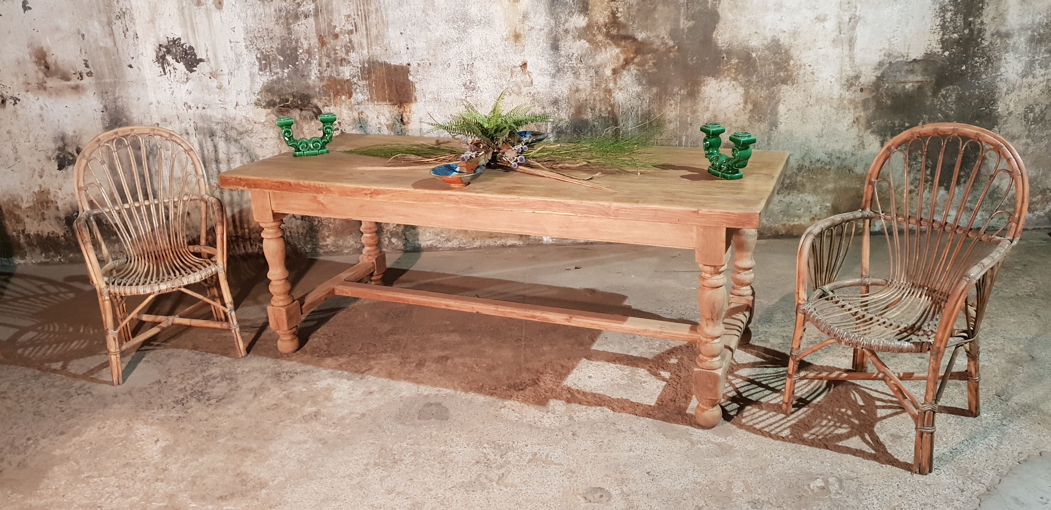 Vintage farmhouse table