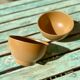 2 vintage stoneware bowls