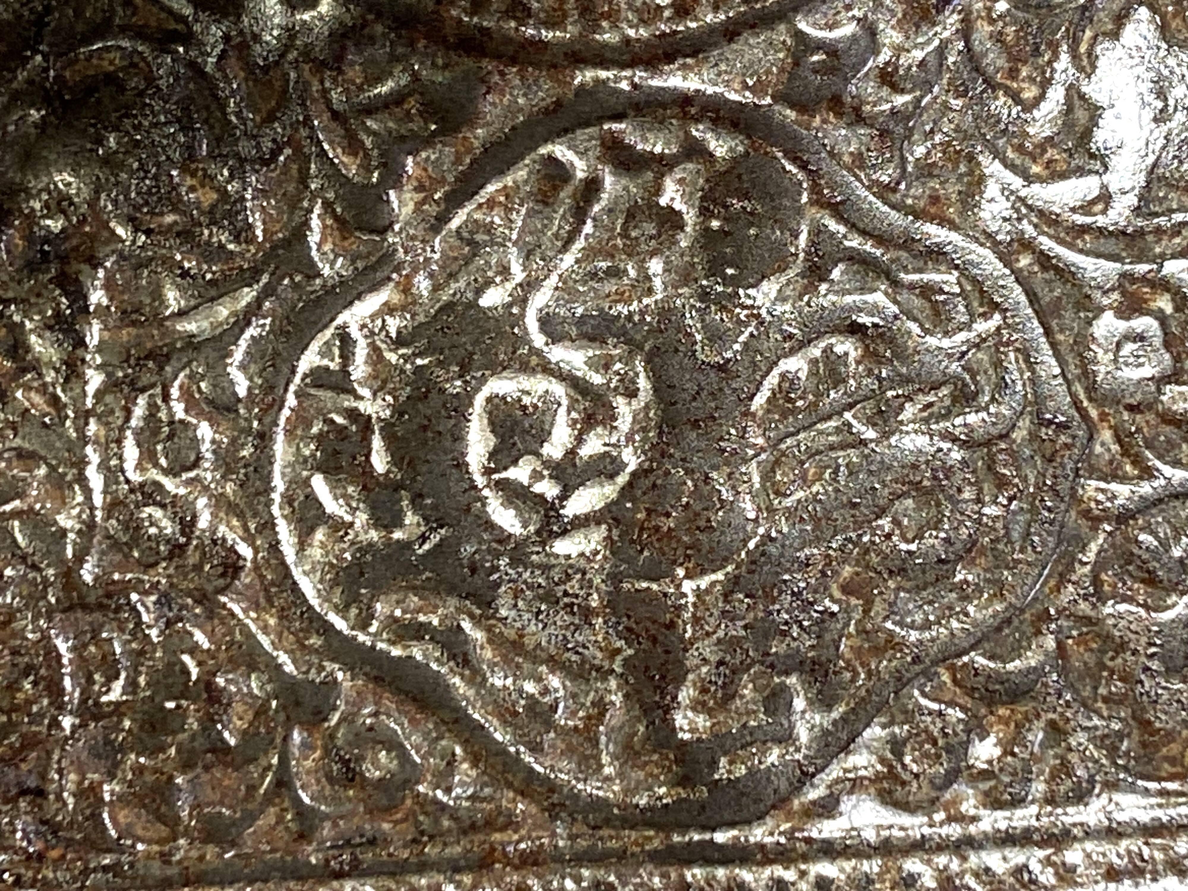 Pair of Candlesticks Candlesticks Bronze Silver Atypical Decoration