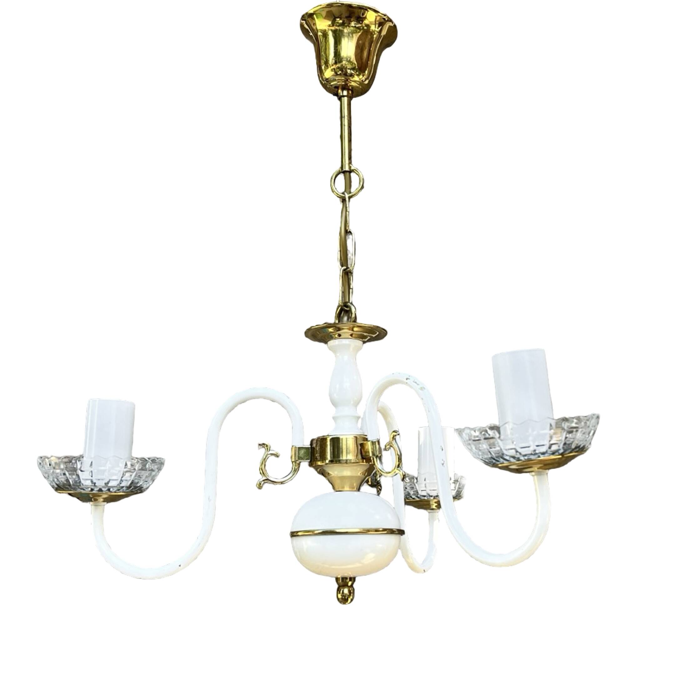 AKA Leuchten chandelier, Hollywood Regency style, Germany, 1970s.