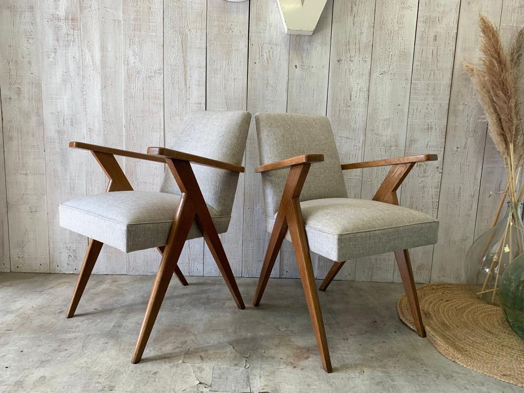 Pair of vintage armchairs