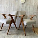 Pair of vintage armchairs