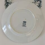 6 assiettes terre de fer Saint-Amand Hamage – décor Byzantin