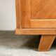 Armoire parisienne penderie porte coulissante chêne brut massif 1960