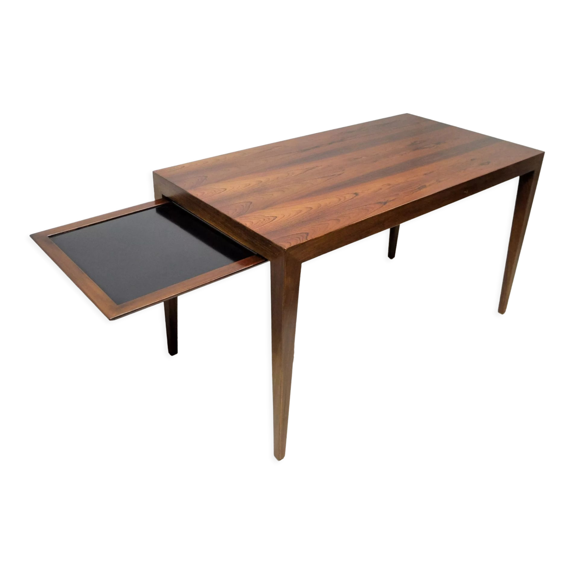 Scandinavian rosewood coffee table, Severin Hansen, 1960