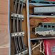 Old Louis Roussy box - LR Le Rapide - Scale O - in sheet metal from the 1940s