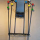 Mirror metal coat rack 10 wooden ball hook 50/60