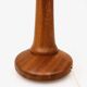 Bohemian table lamp in turned wood and macramé from the 1970s.