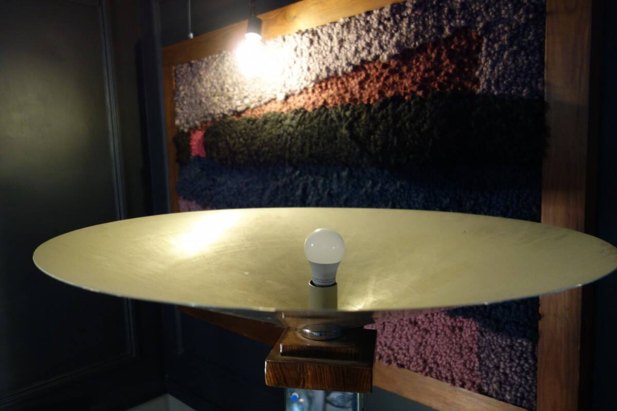 Large Art Deco Macassar Ebony Floor Lamp / Stand, circa 1930