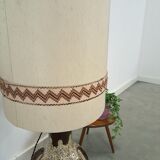 Lampe en céramique marron de Besigheimer Leuchten avec base éclairée