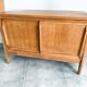Bibliothèque de style scandinave, pieds compas, 1950/60'