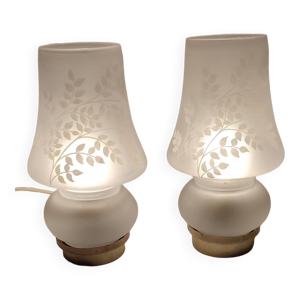 Paire des lampes de table