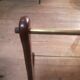 Teak and brass magazine holders