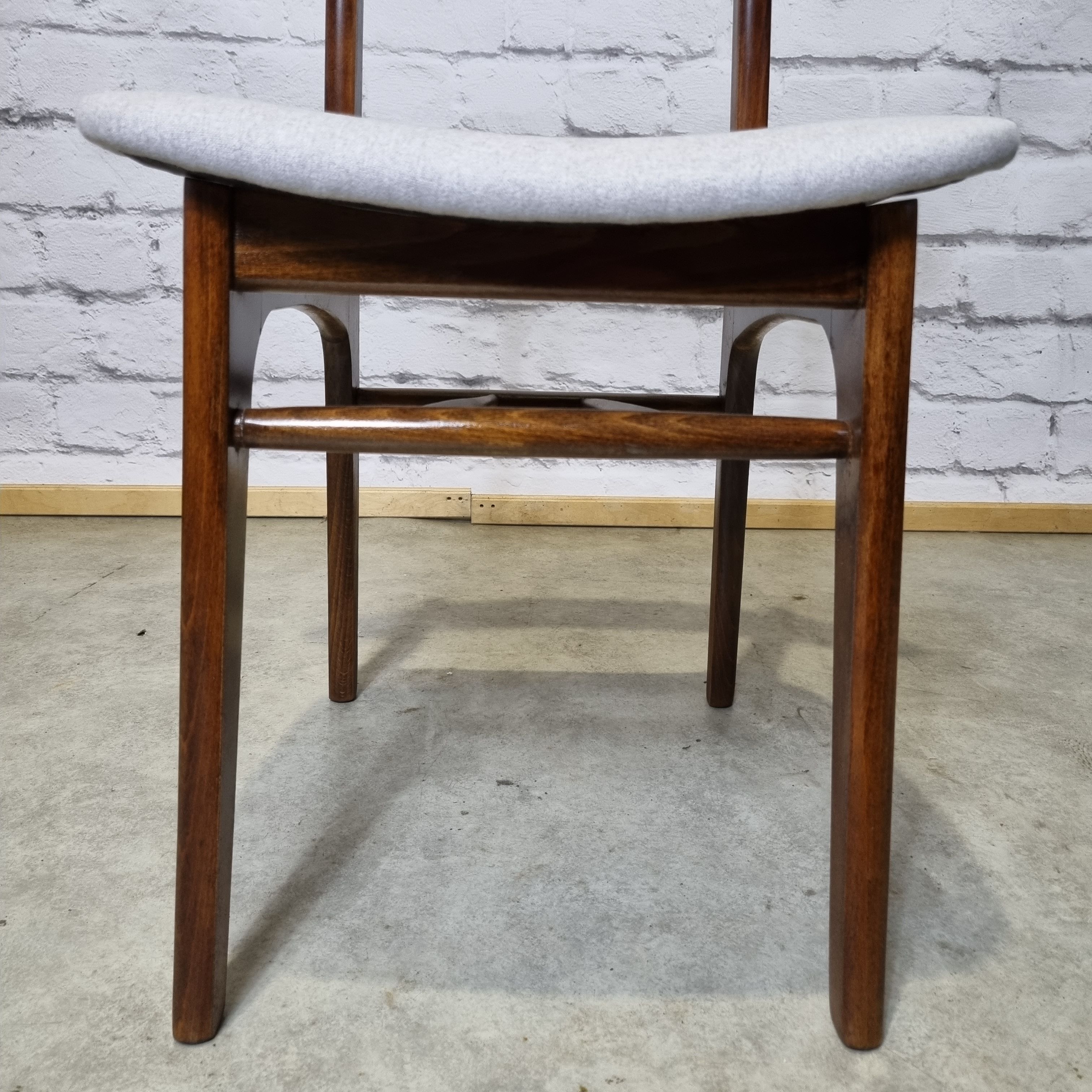 Scandinavian dining chairs, set of 4, 1970's