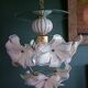 Lustre fleurs et miroir 70'