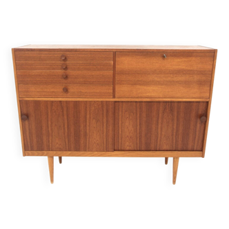 Enfilade scandinave en teck, Hugo Troeds, Bjärnum Suède, 1960