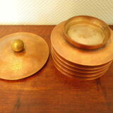 Empty pocket with its copper and metal incubator