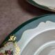 Set of 7 deep plates Digoin Sarreguemines Champagne – Opaque porcelain – Vintage ironstone