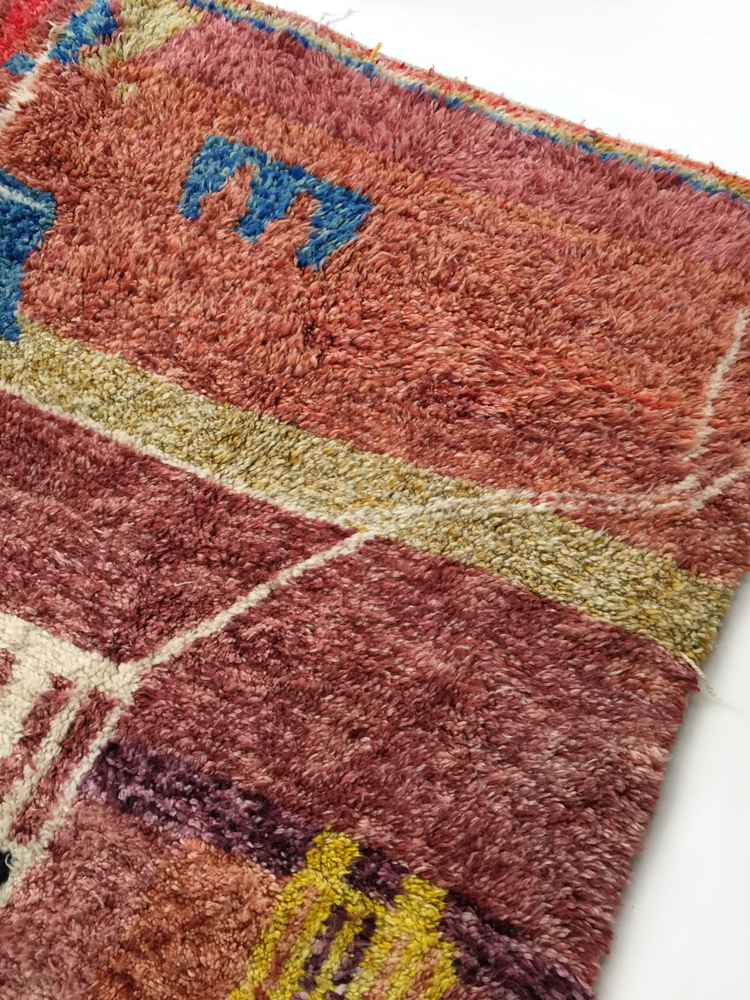 Moroccan Berber carpet Beni Ouarain multicolored 289x204cm