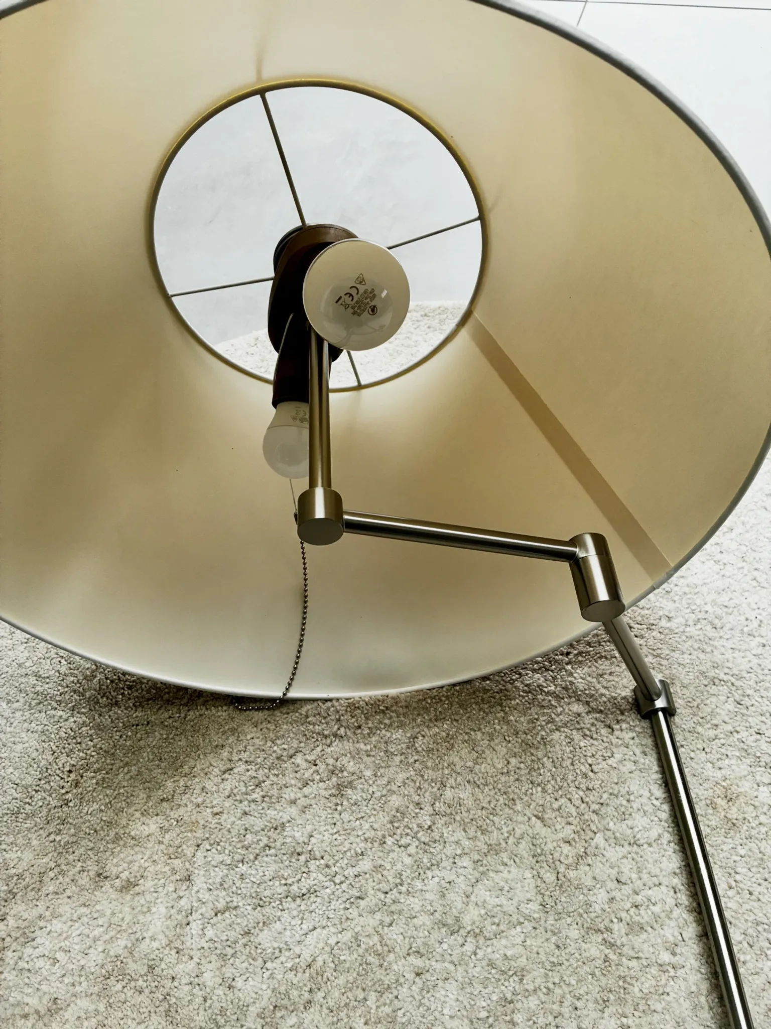Reading floor lamp 1990 Holtkötter Lighting perfect condition