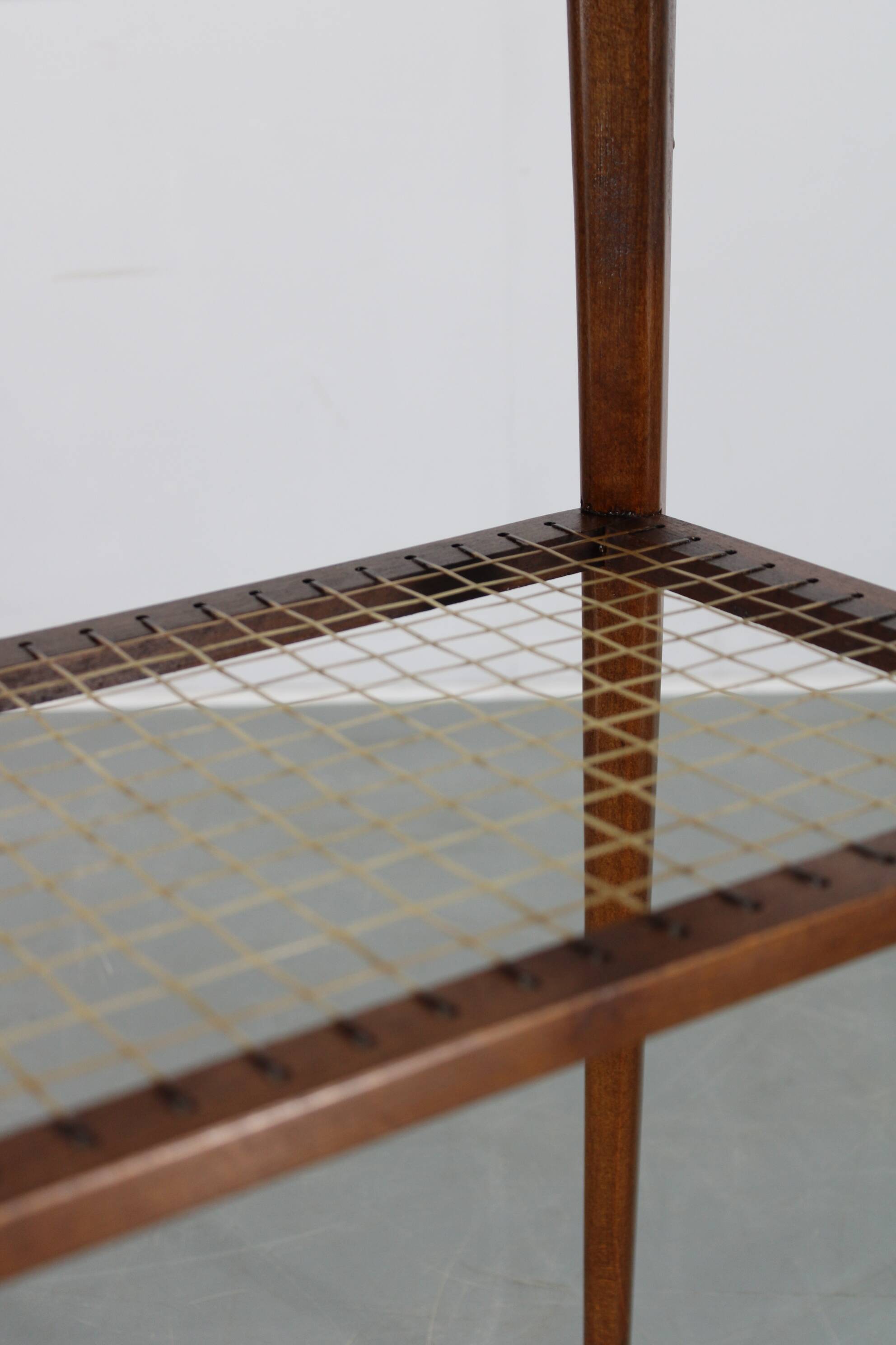 1960s Side Table in Oak Finish , Czechoslovakia