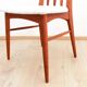 Set of 2 teak chairs by Niels Koefoed