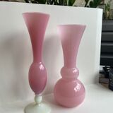 Pair of opalin vases