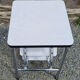 Walking stool feet formica white, 70s