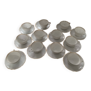 Lot de 12 tasses à café