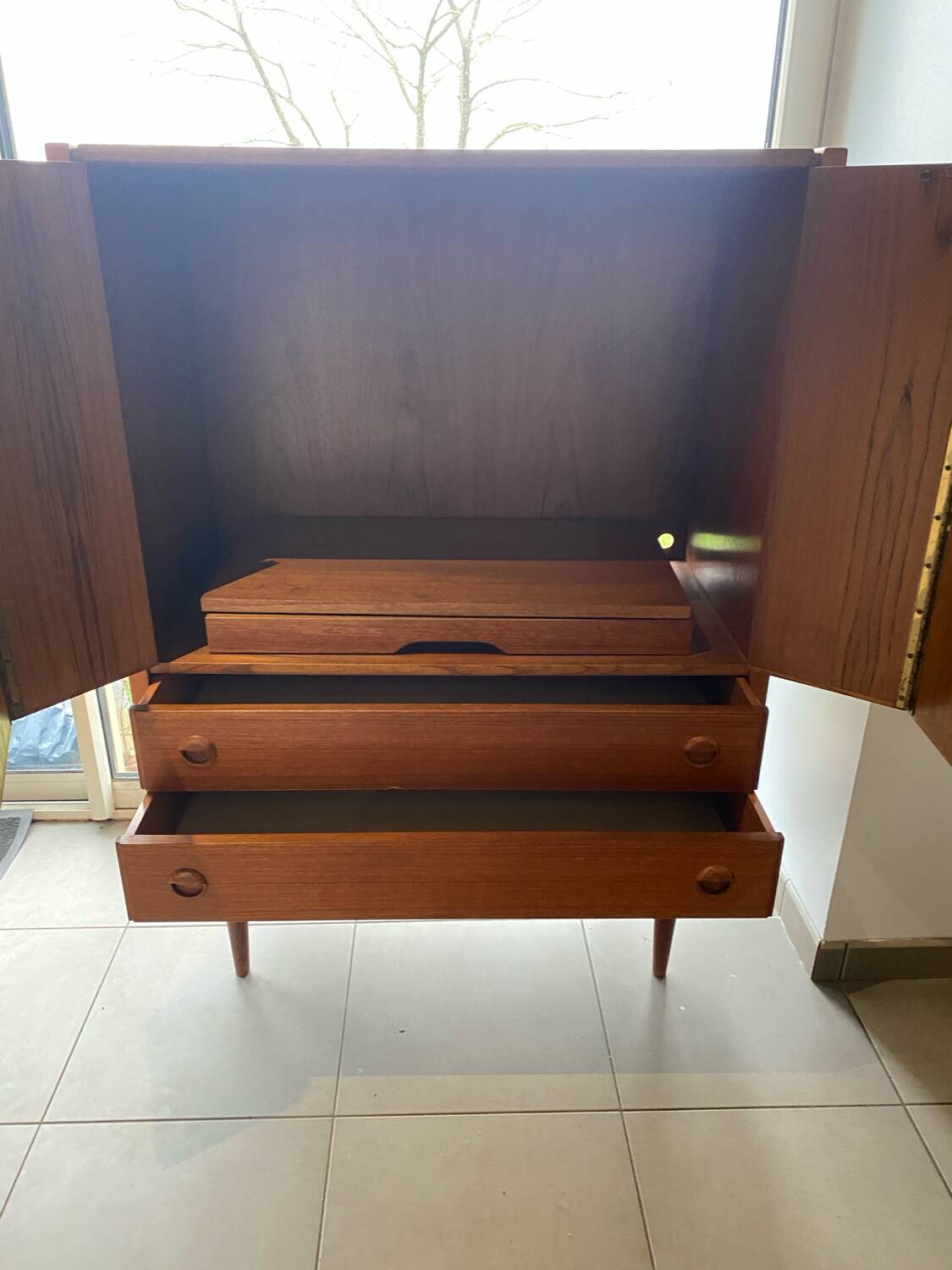 Vintage teak TV unit – 1960s