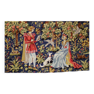 Large Needlepoint Canvas Tapestry - Margot de Paris - The Let