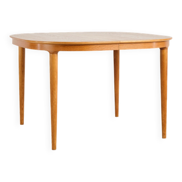 Table extensible en chêne par Skovmand & Andersen, Danemark, années 60