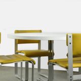 Ensemble de table à manger vintage, 4 chaises à manger Asko « Pulkka », table Ilmari Lappalainen & Pastoe années 60-70