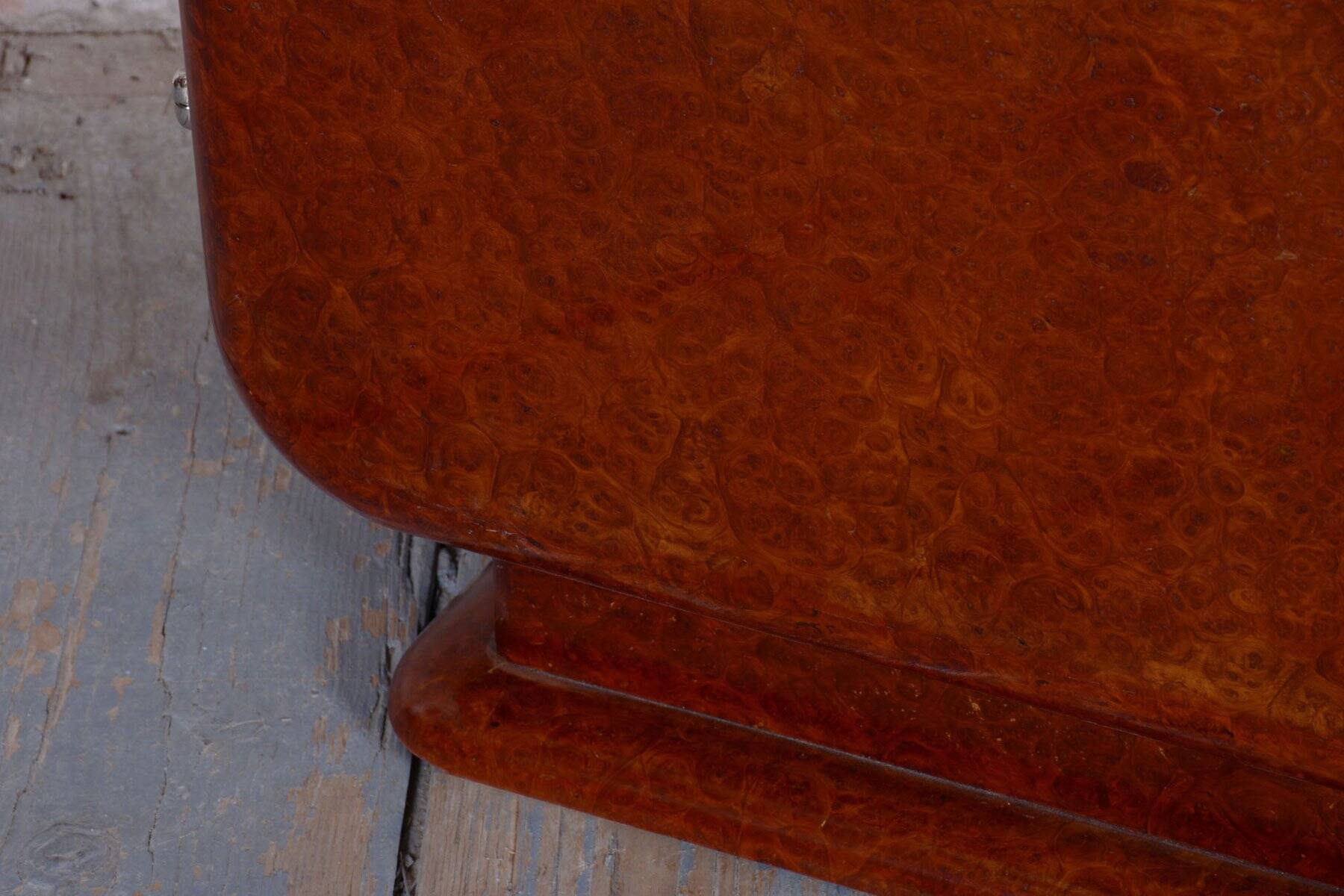 Art Deco Wardrobe in Mahogany attributed to J. Halabala for Up Zavody, Czech, 1920s