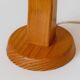 Organically shaped pine lamp base, 1980s