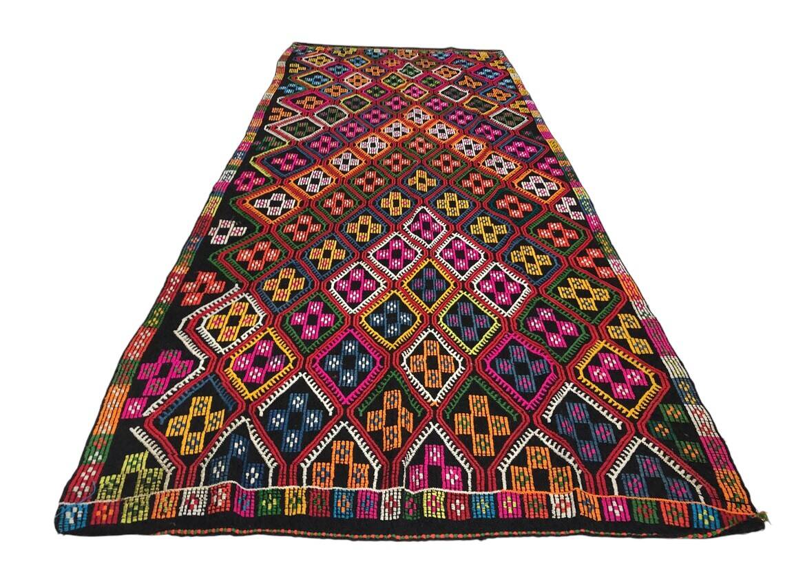 Decorative Vintage Tribal Runner Rug