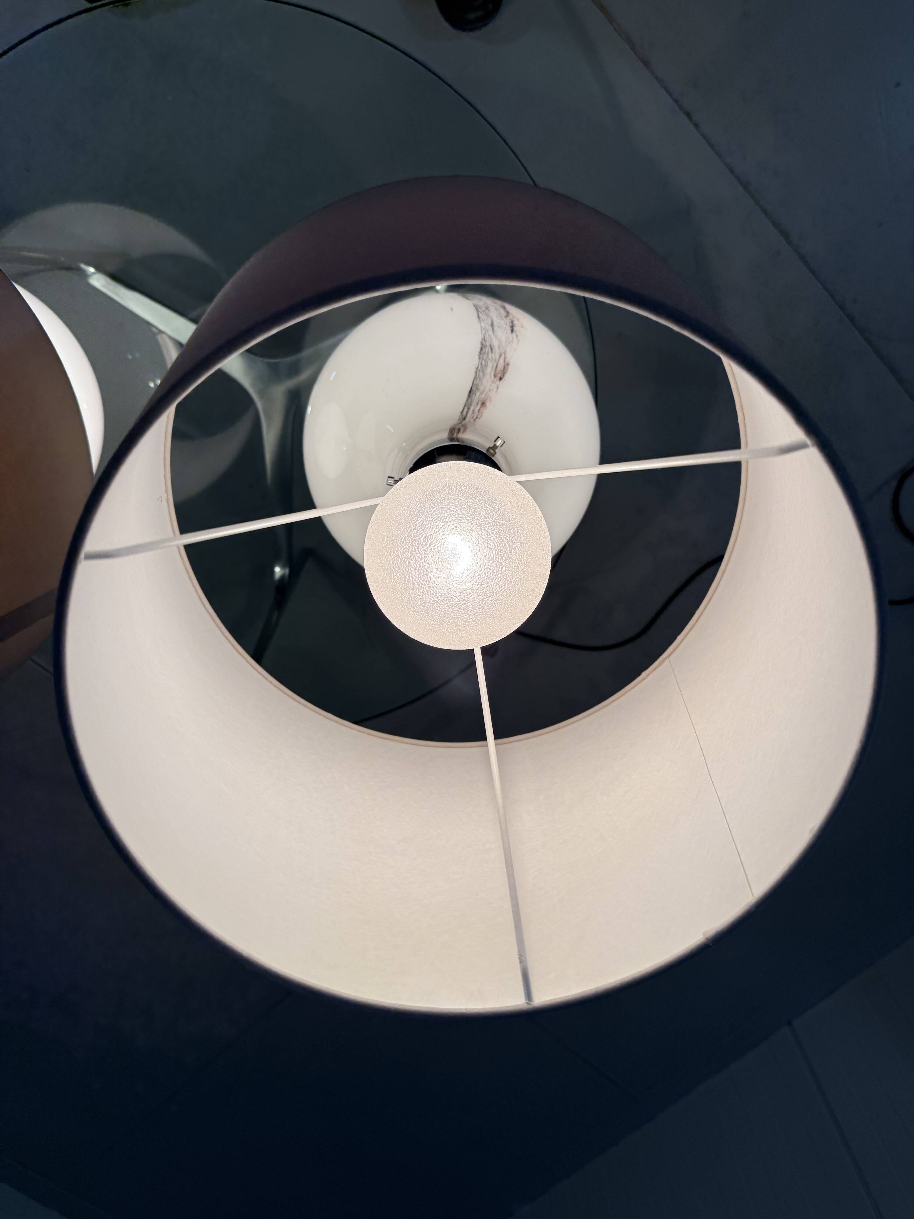 Peill & Putzler large glass table lamps 1970’s