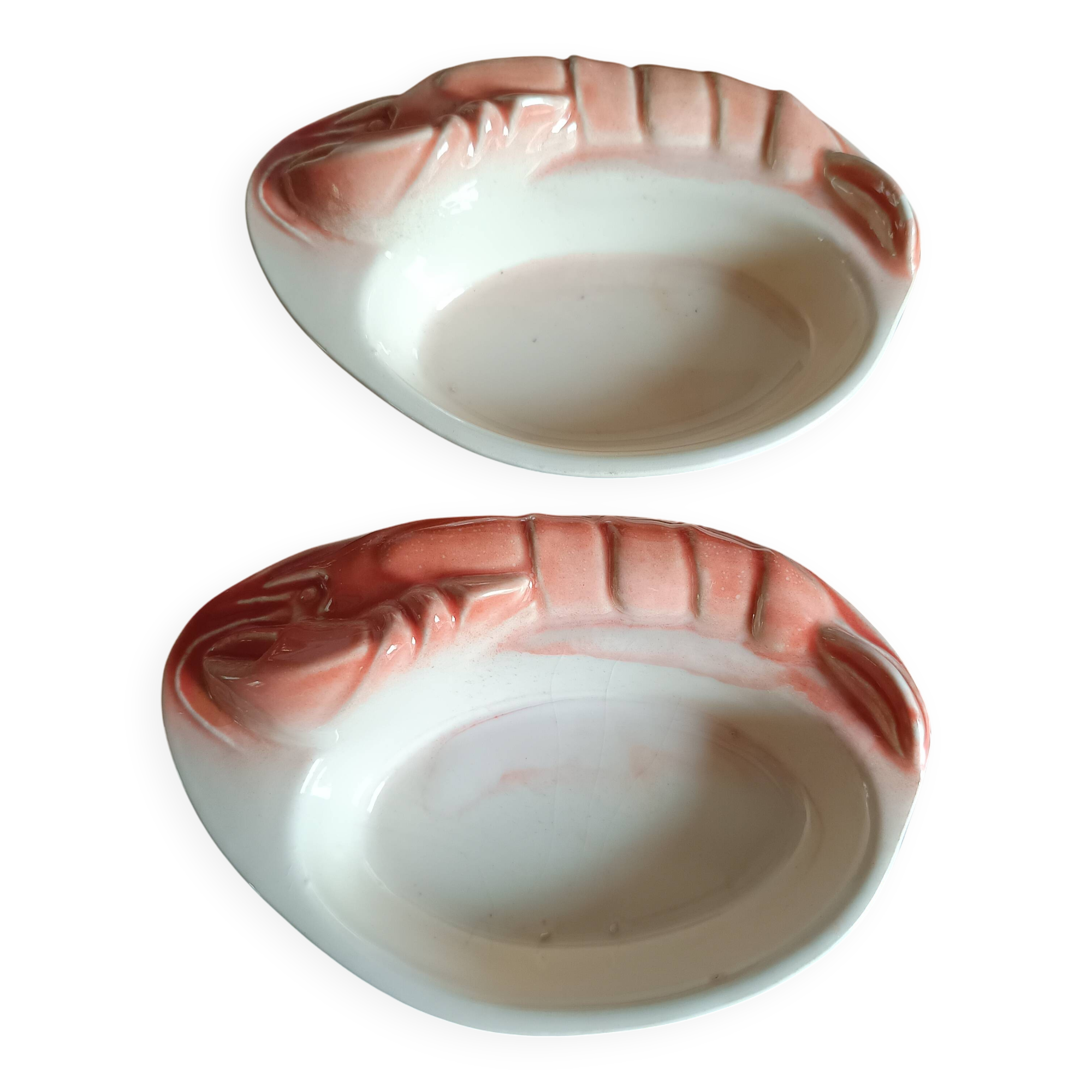 Two vintage Charles Amand ramekins