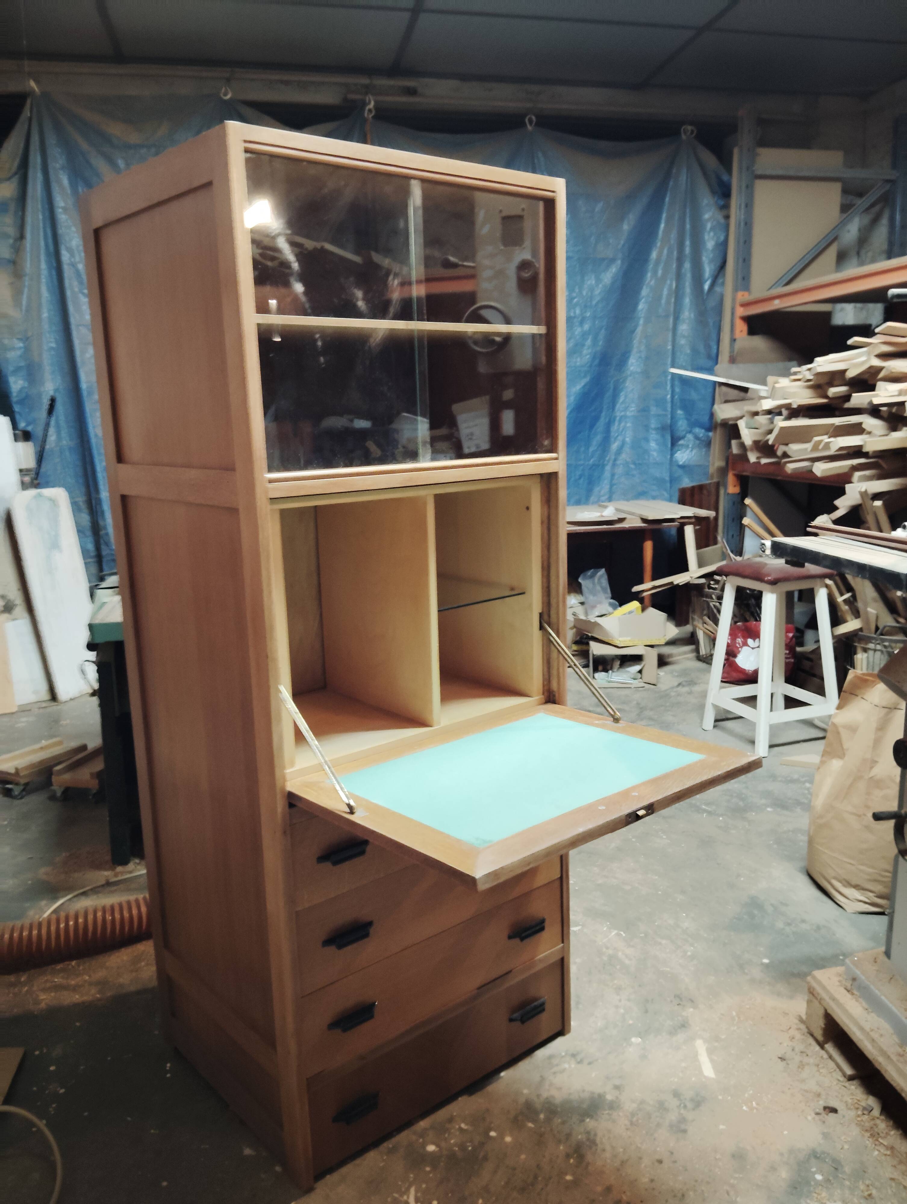 Colonne secrétaire/Vitrine/Commode  vintage