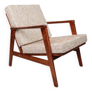 Fauteuil vintage scandinave - coussins