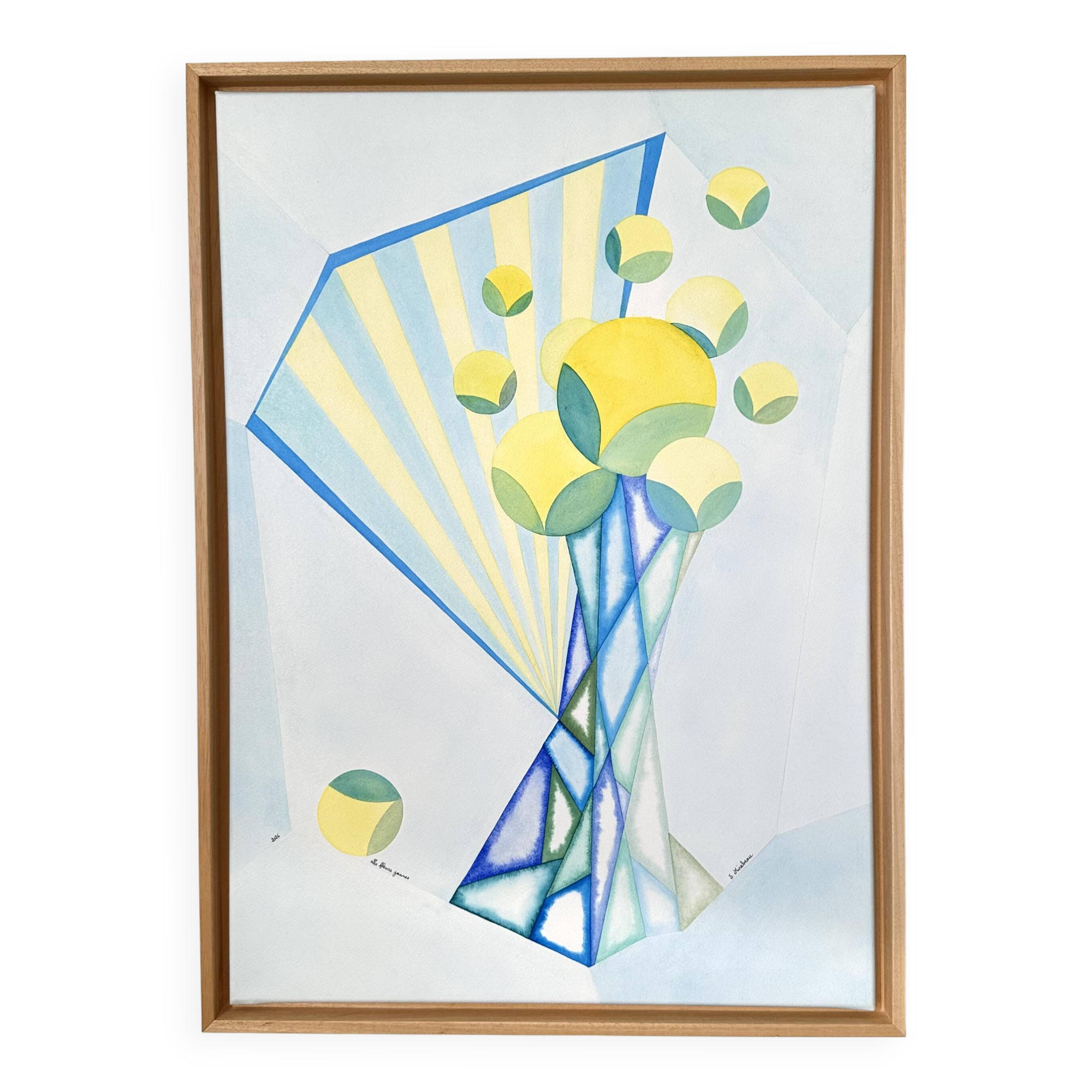 Yellow flower painting