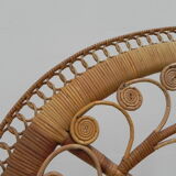 Emmanuelle chair, bamboo peacock throne