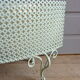 Perforated metal planter from the 1950s